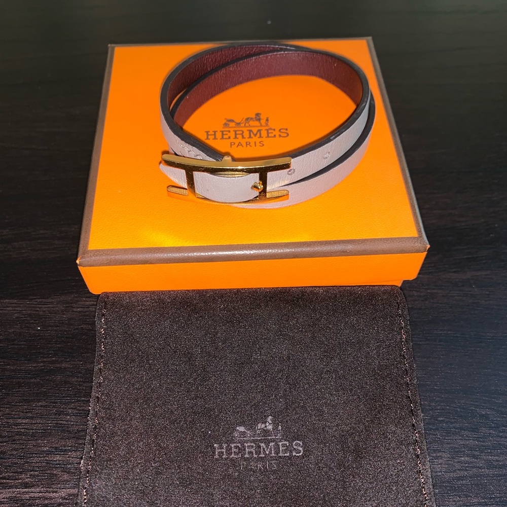 HERMÈS BEHAPI DOUBLE TOUR BRACELET